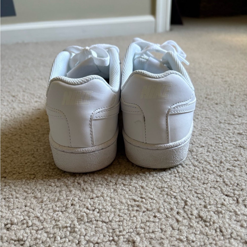 Nike White Low-Profile Leather Sneakers - Picture 4 of 4